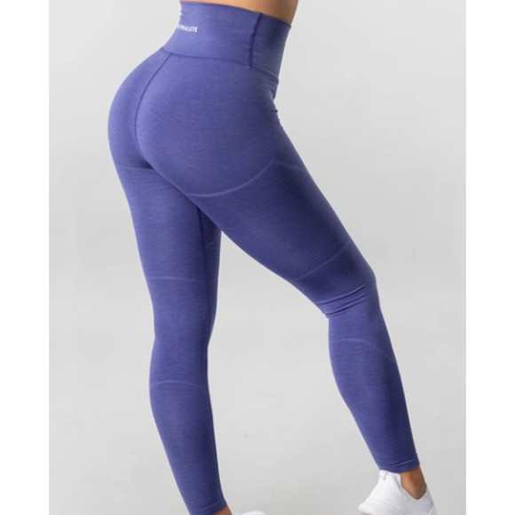 Alphalete Pants - Alphalete OG Revival Purple Seamless Workout Leggings Size M